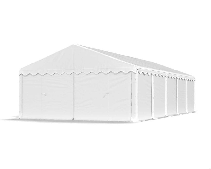 Namiot Magazynowy BIAŁY 4x10x2m Namiot Handlowy Namiot Przemysłowy