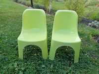 Plastikowe krzesełka do ogrodu domu