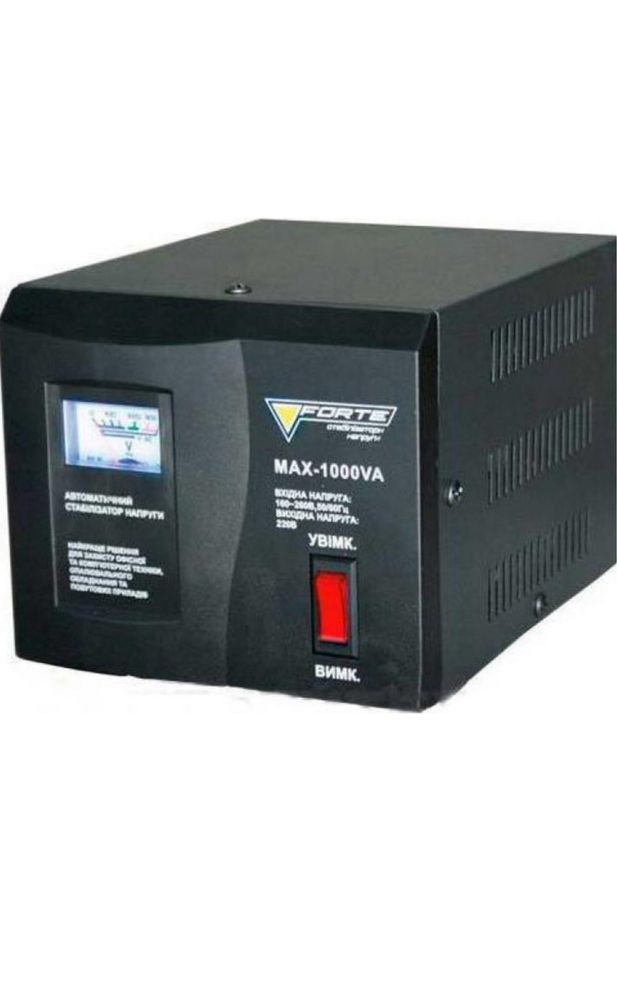 Стабілізатор напруги Forte MAX-1000VA New