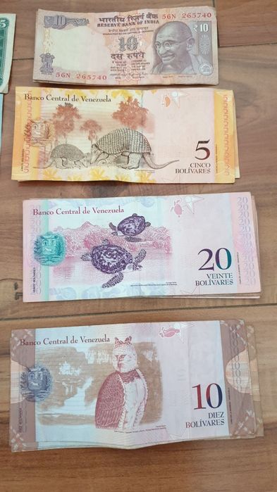 Vendo várias Notas de vários países