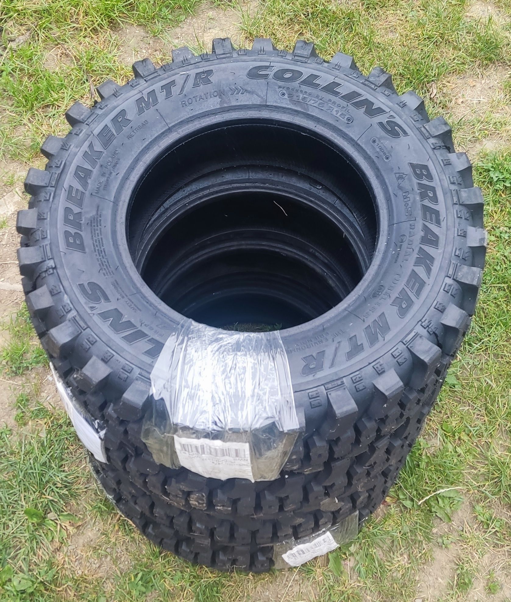 Nowe opony 215/75 R15 Collin's Breaker MT/R wzór Simex
