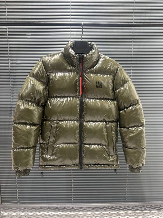 Чоловіча зимова куртка пуховик дутік boss