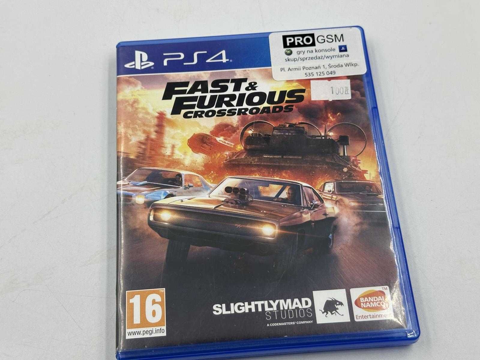 Gry na PS4 FC 24 I Fast & Furious Crossroads