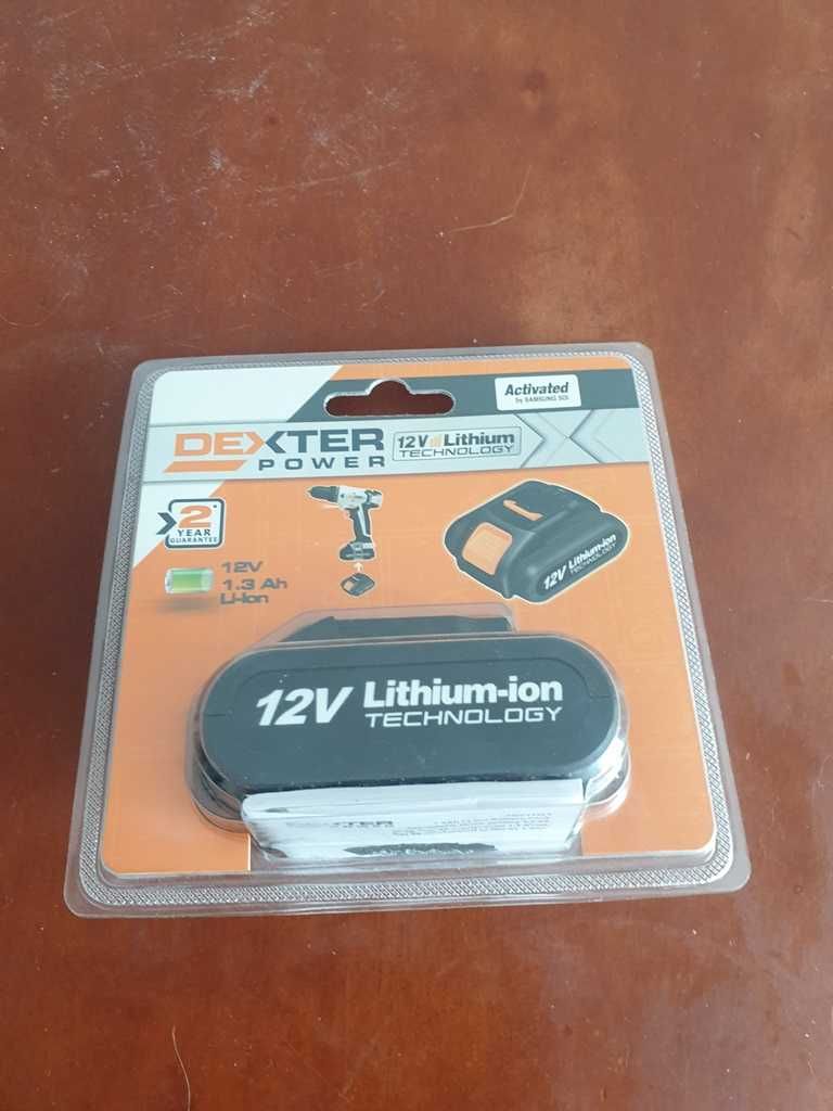 nowy Akumulator Dexter ABP112L1 12 V 1,3 Ah Do wkrętarki Dexter 14.4V.