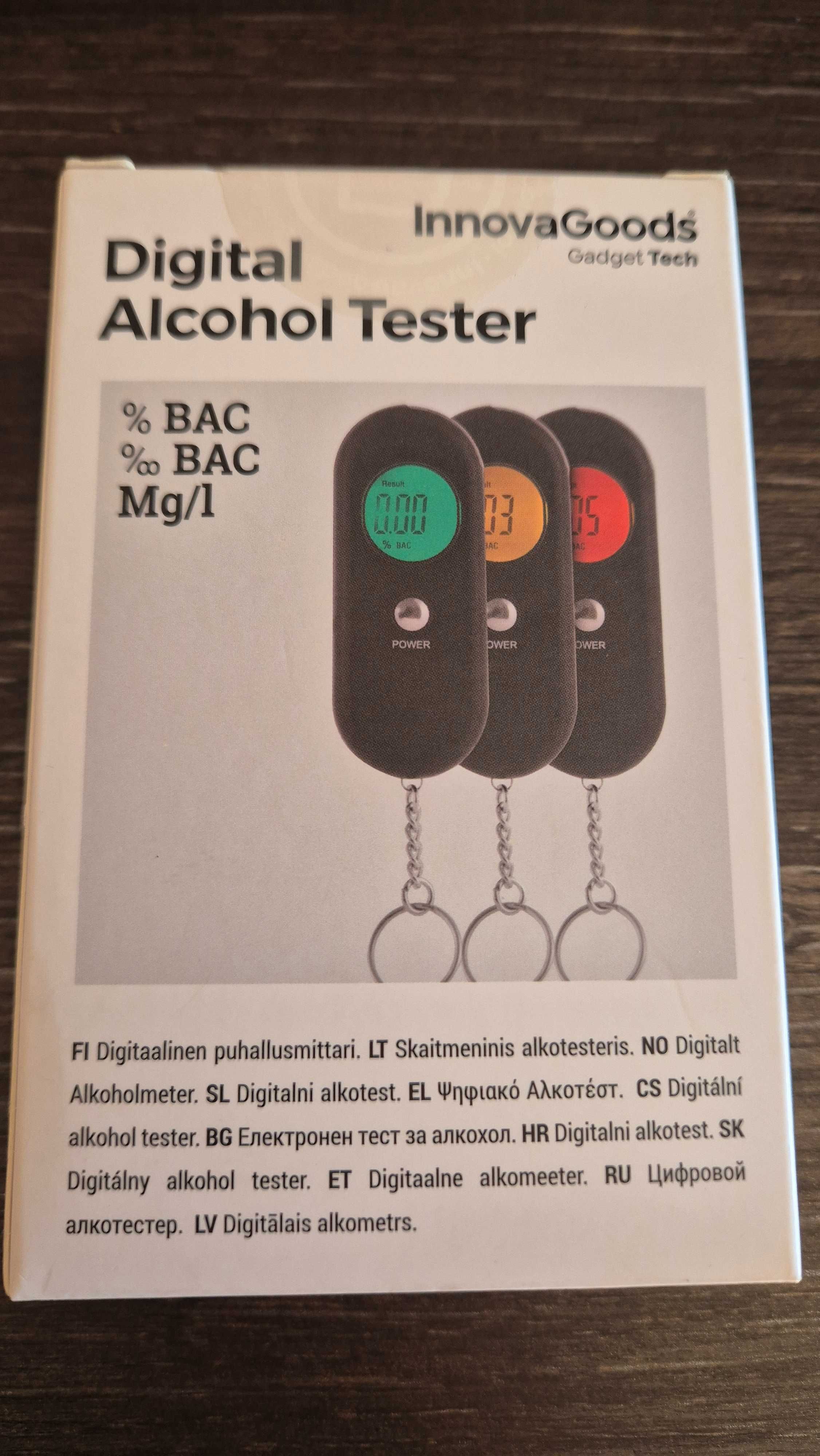 Alcoolímetro Digital NOVO e SELADO