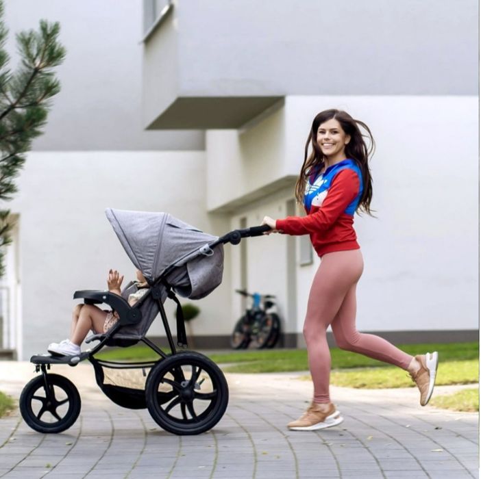 Wózek spacerowy biegowy/ do biegania Moby system Mountain