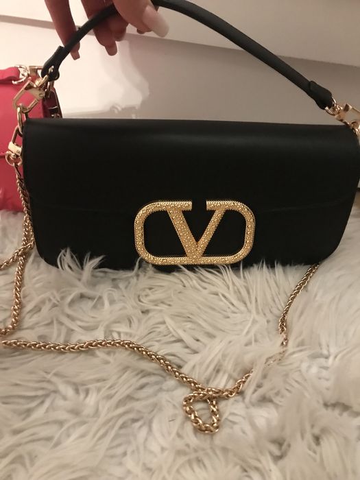 Torebka Valentino czarna rozowa 2 szt Nowe