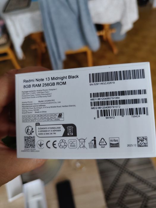 Telefon nowy Redmi Note 13 Midnight Black