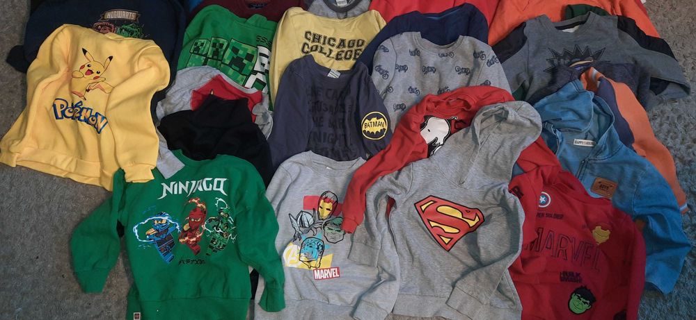 Zestaw bluz chłopięcych 116