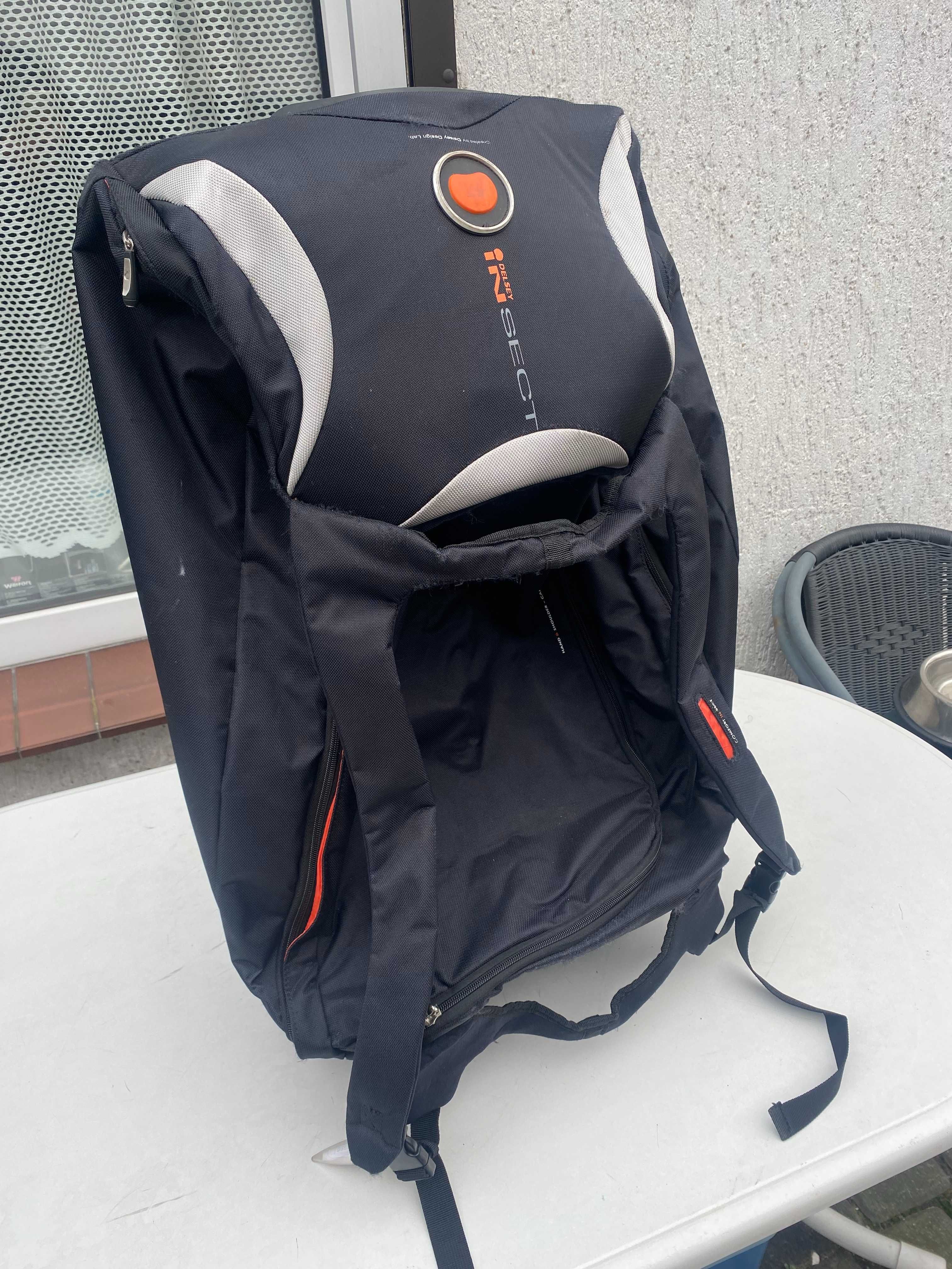 torba na kólkach plecak delsey 75cmx45cm