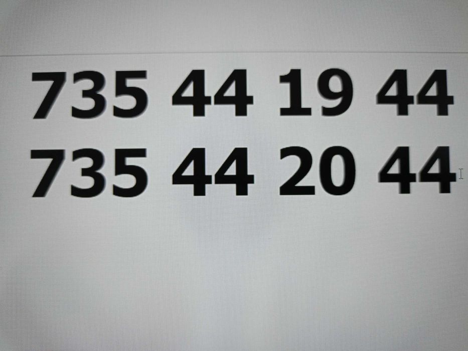 Platynowy, złoty, srebrny, łatwy numer do zapamietania