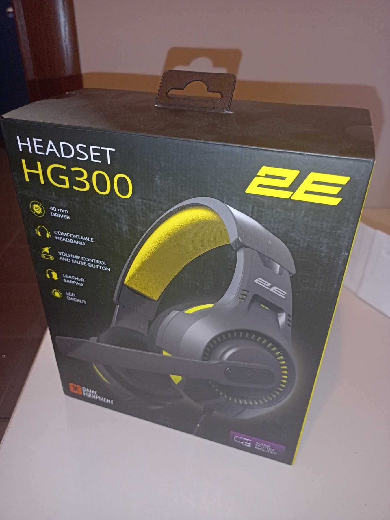 Навушнинки геймерські 2E Gaming HG300 LED 3.5mm