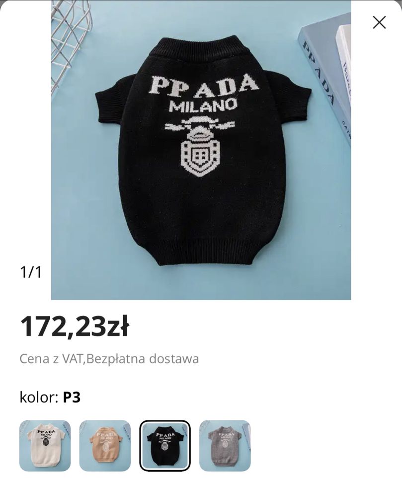 Nowe ubranko ubranie sweterek dla psa M,L,XL