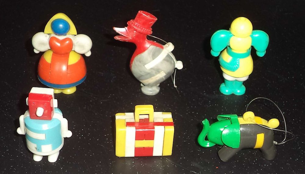 Logiczna układanka  figurka gierka zręcznościowa - słoń - PRL