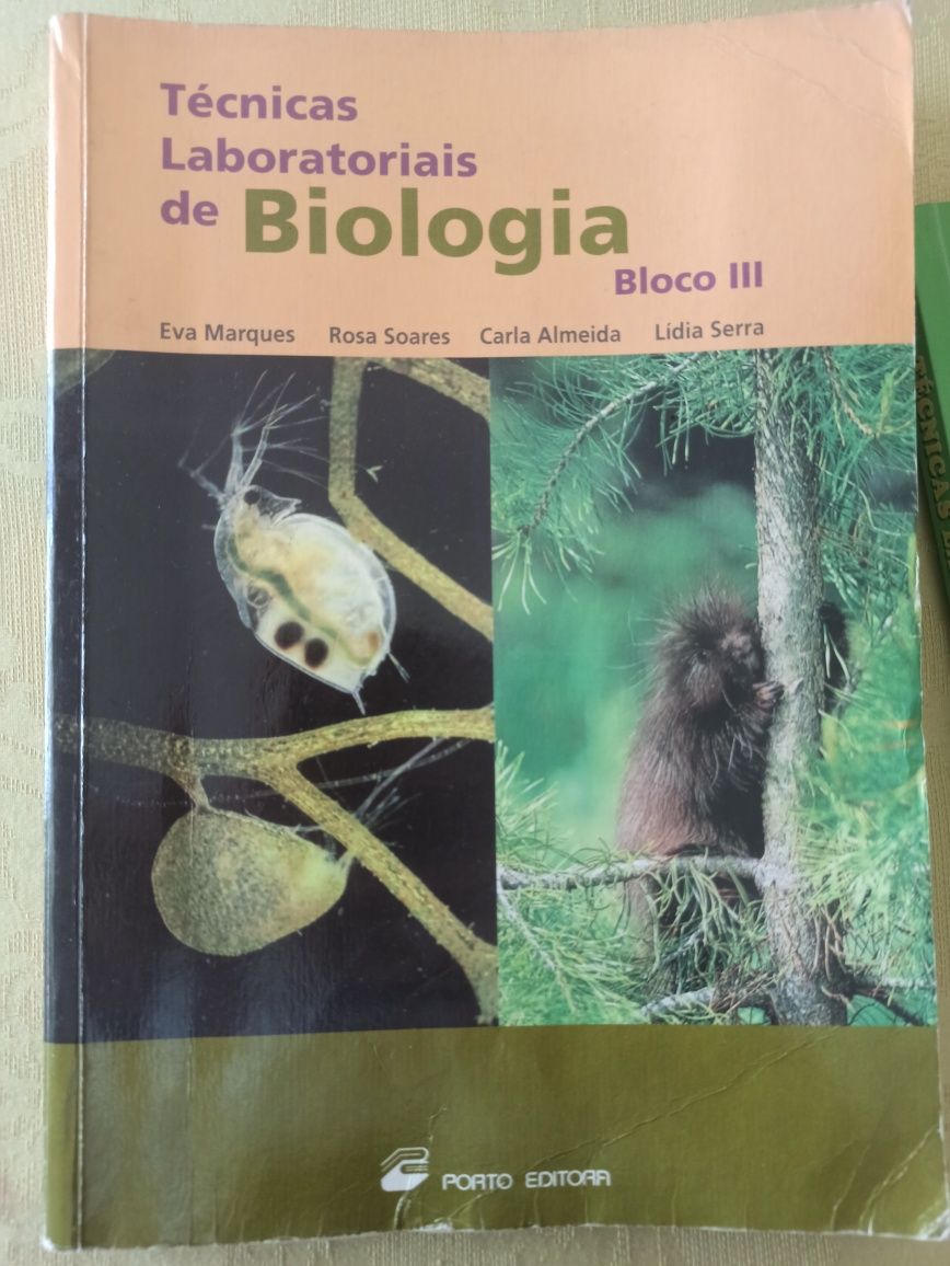 Técnicas laboratoriais biologia bloco 3