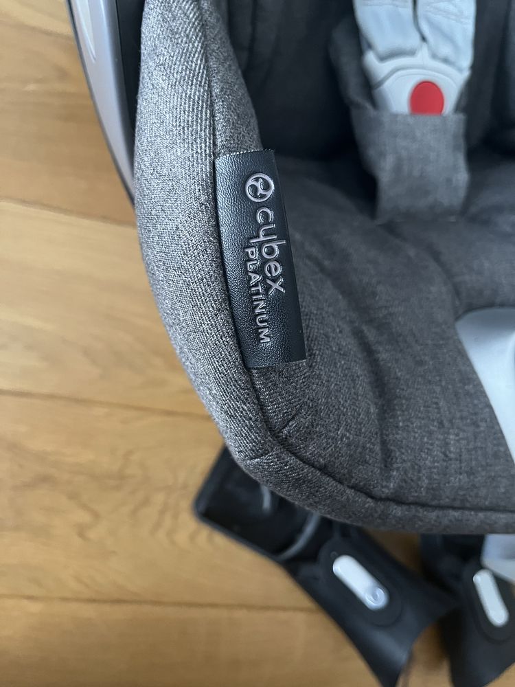 Fotelik samochodowy adaptery cybex cloud Q Plus manhattan grey 0-13