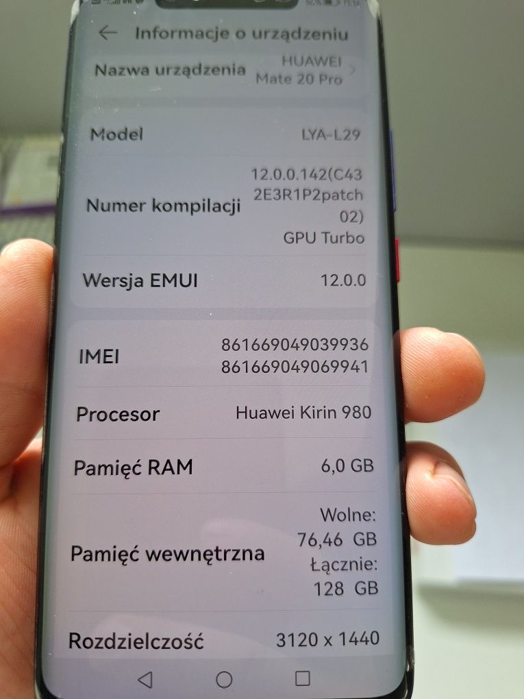 Huawei mate 20 pro plus zestaw powerbank