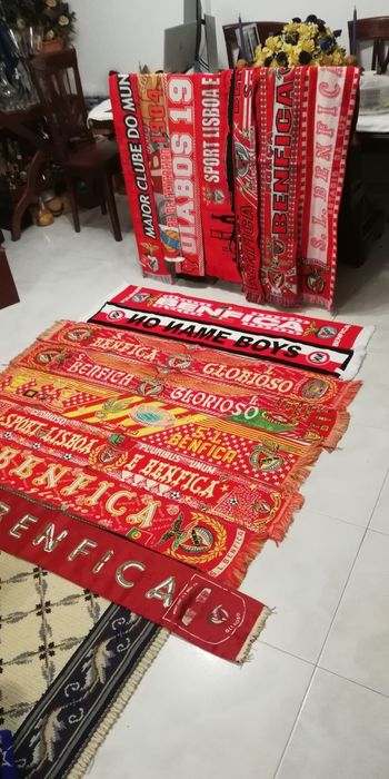 15 Cachecóis do Benfica Vintages