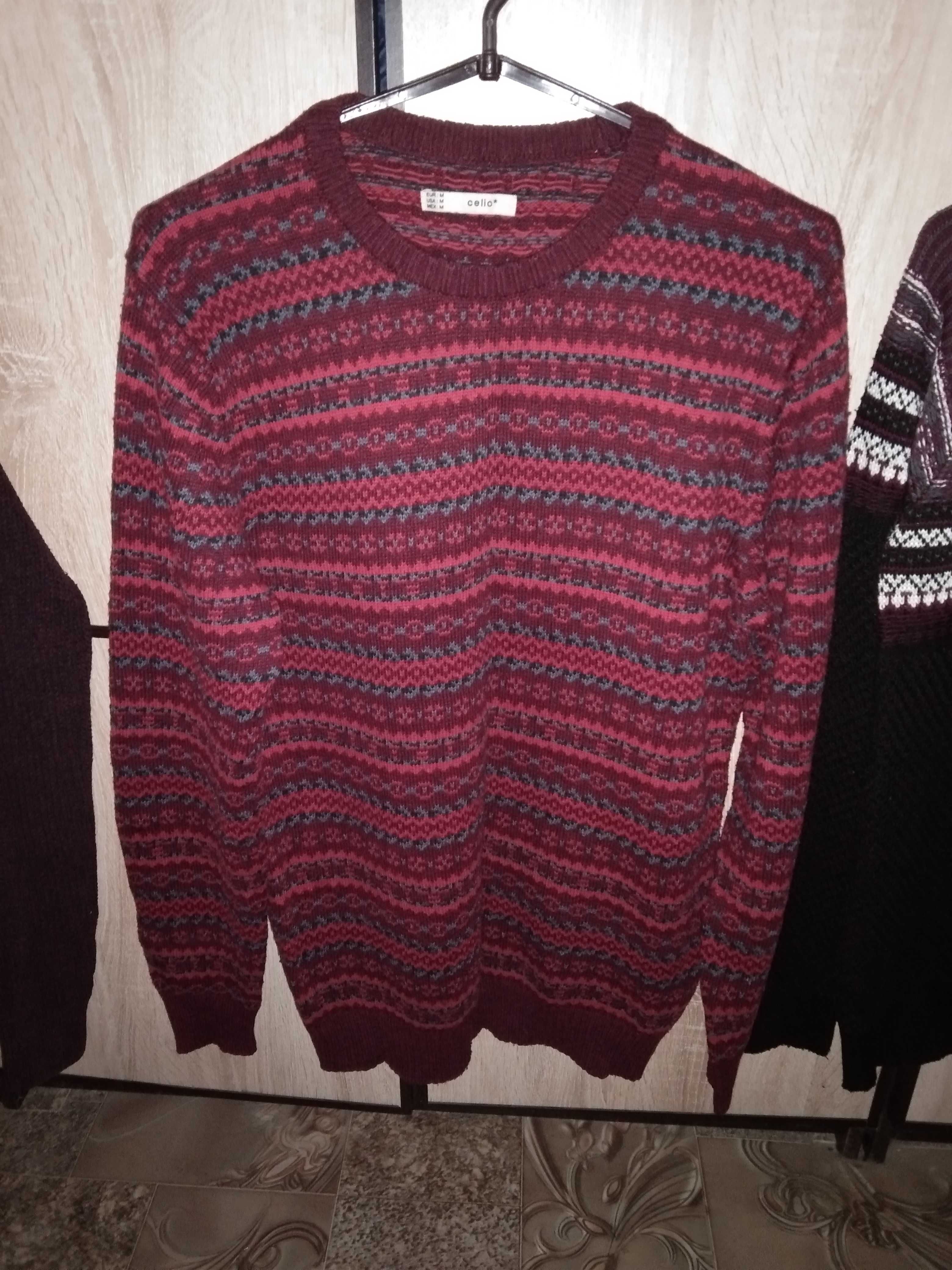 Отличные свитера мужские ZARA/Celio, р.М(44-46) в отличном состоянии