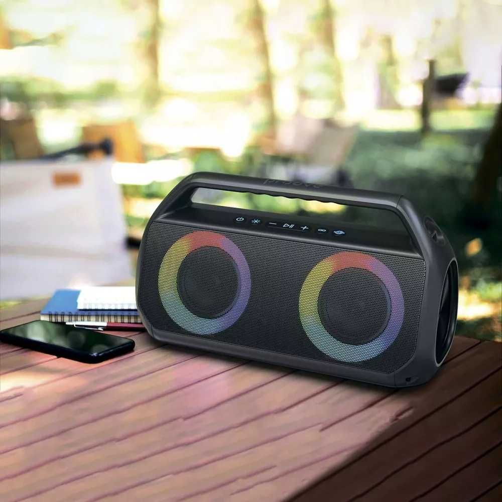 Колонка bluetooth з підсвіткою LED Блютуз колонка Proove