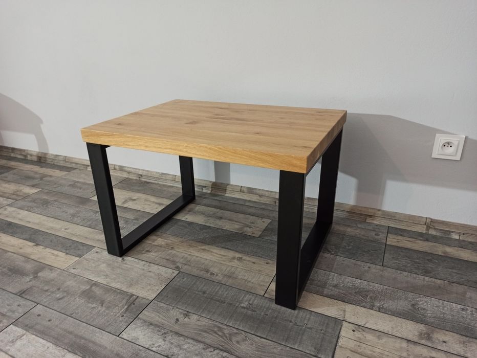 Szafka RTV 160. 120-200 cm  loft styl lity dąb, olej lakier Blum