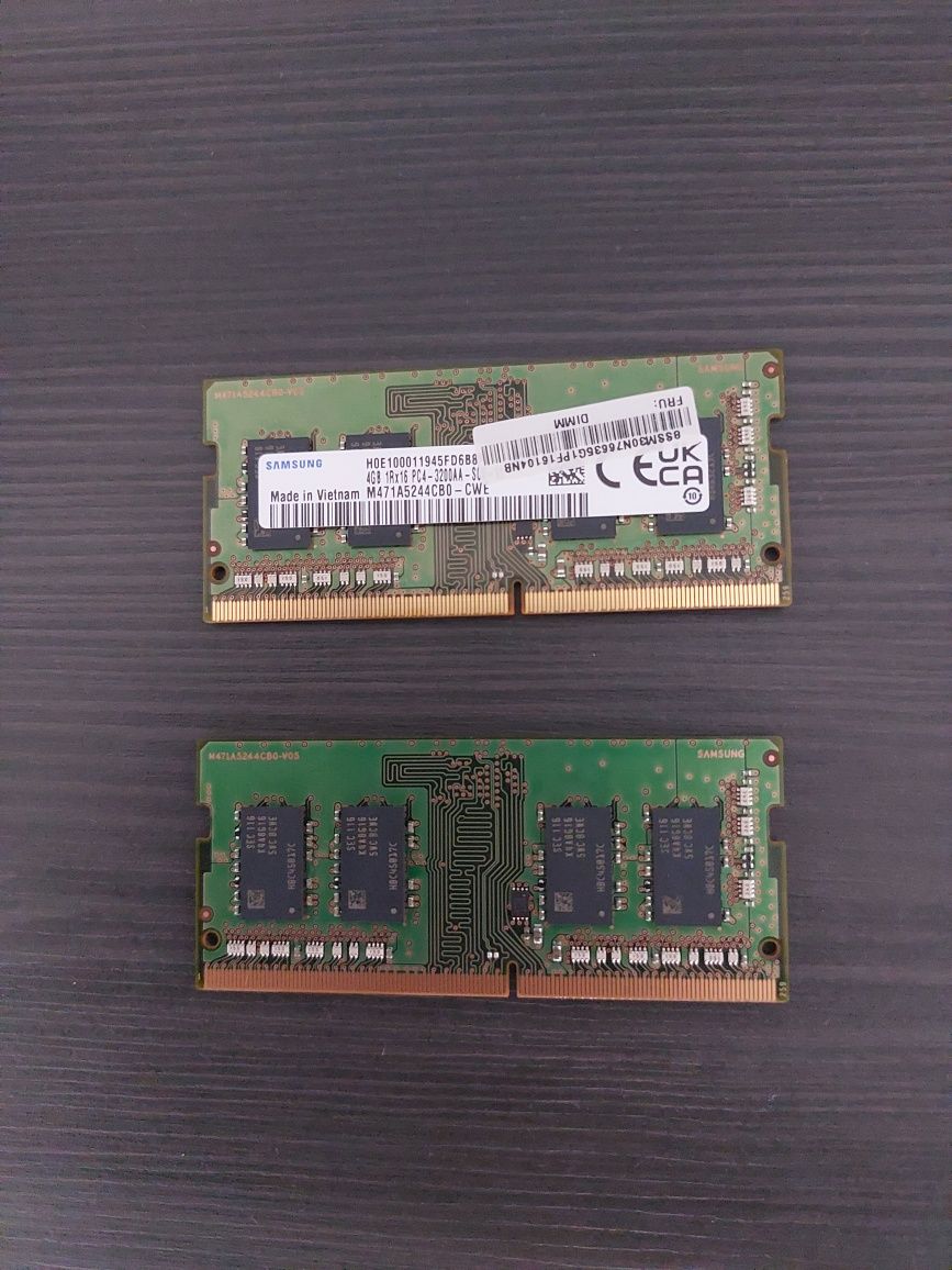 Оперативна пам'ять для ноутбука samsung DDR4 3200 МГц 8 ГБ [2×4]
