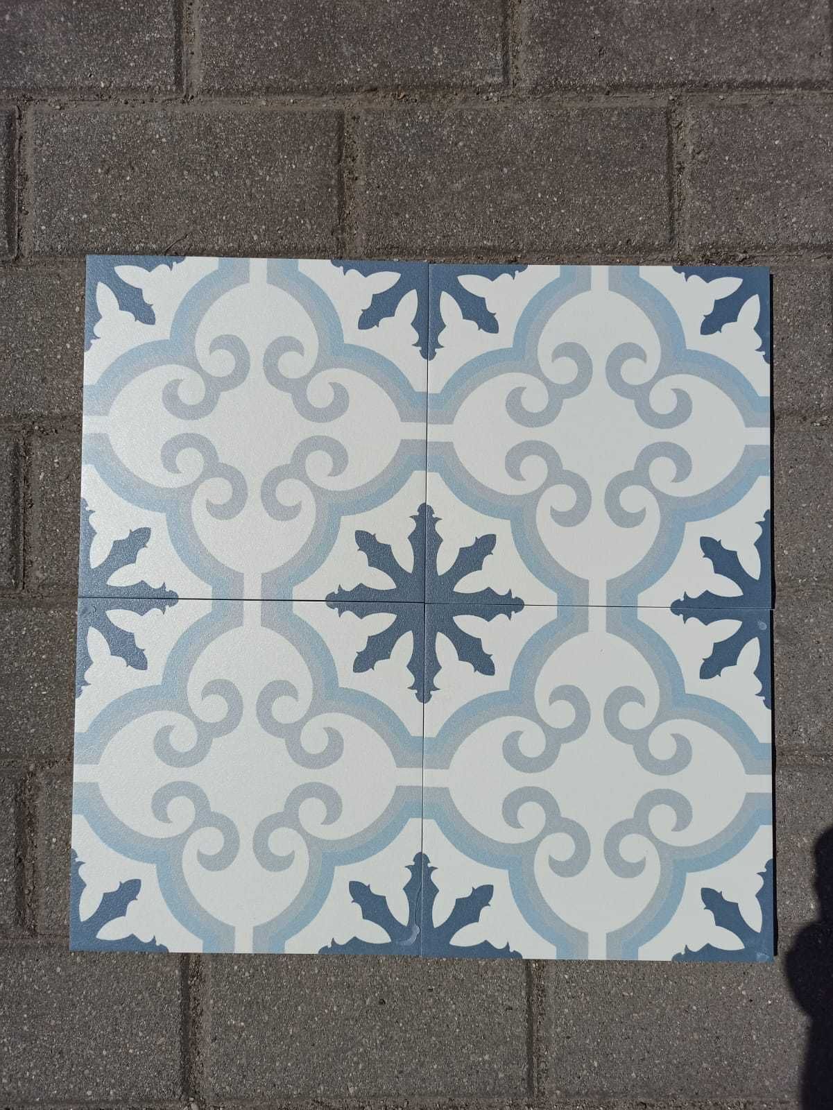 Płytki gres szkliwiony Hydrolic Callis 3 20 x 20 cm niebieski