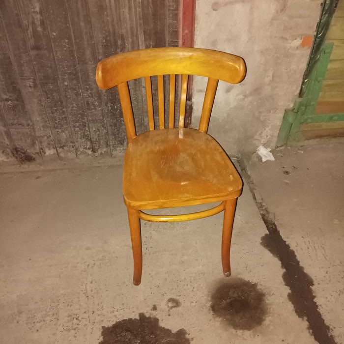 PRL krzesło bukowe gięte Thonet FAMEG Radomsko