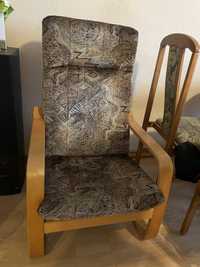 Fotel krzesło PRL vintage