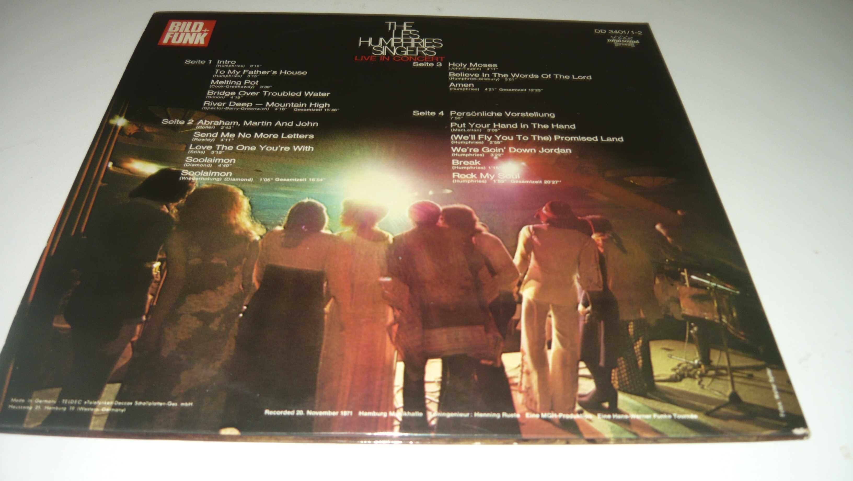 The Les Humphries Singers Live in Concert 2 LP