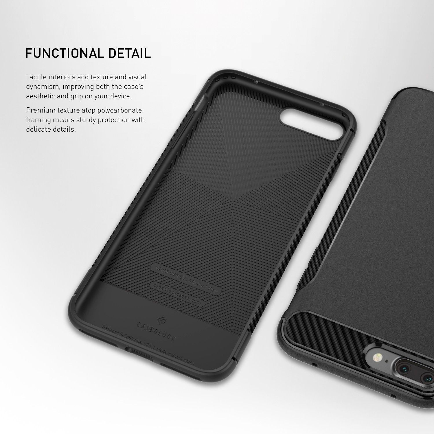 Etui Caseology iPhone 7 Plus / 8 Plus Vault Black