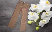 Damart Красивые брюки женские летние  карамельно миндального цвета 48