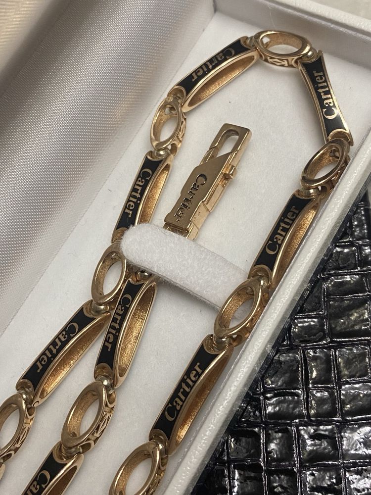 Красивая Золотая Цепочка Cartier,новая, вес 57.34гр