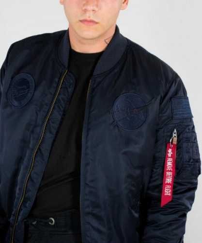 Nowa Kurtka Alpha Industries MA-1 VF NASA Męska L Oryginalna 100%