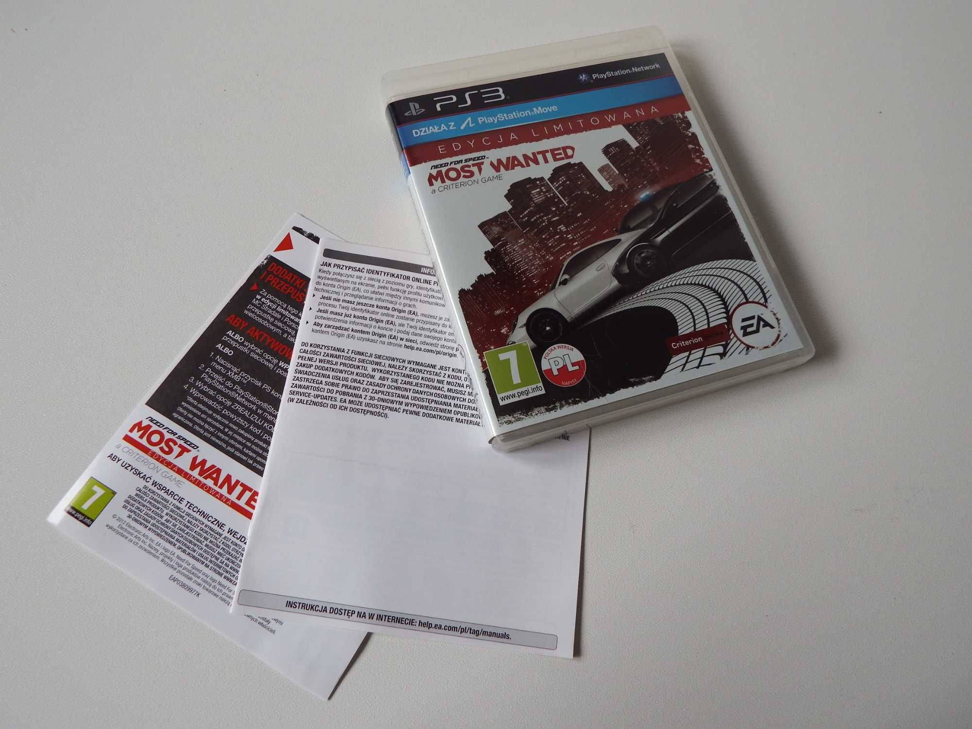 NEED FOR SPEED PS3 Most Wanted PL !!! Most Wanted PS3 PO POLSKU ideał