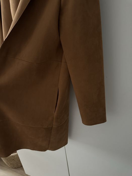 Płaszcz zamszowy Zara