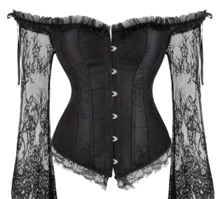 Корсет чорний, дуже красивий