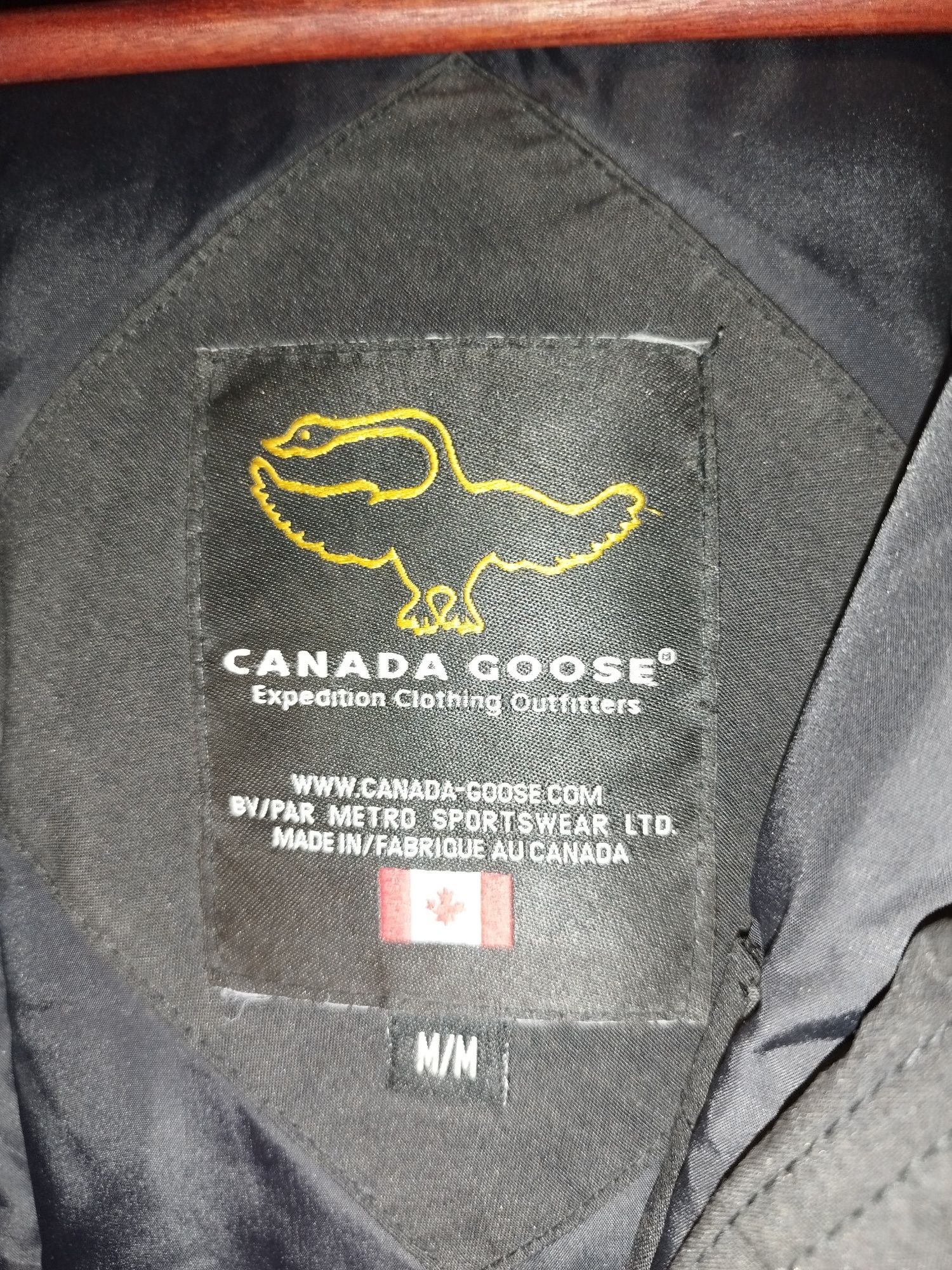 Ocieplana kurtka parka z kapturem Canada Goose