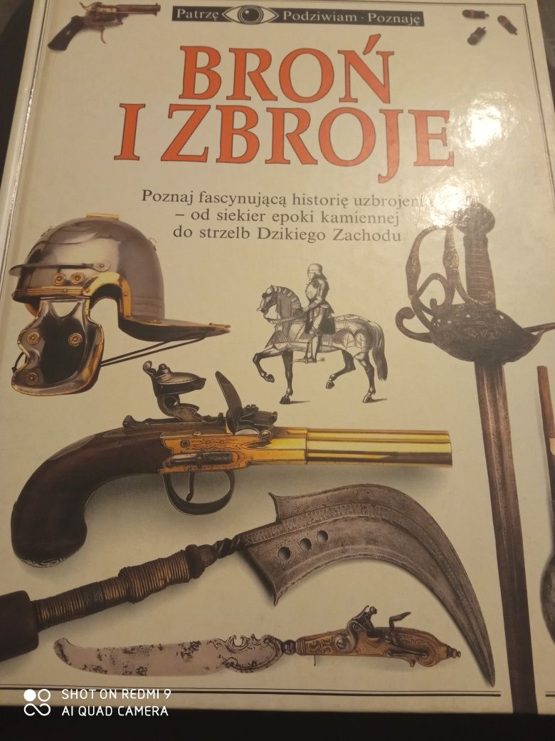 Broń i zbroje książka śliczna