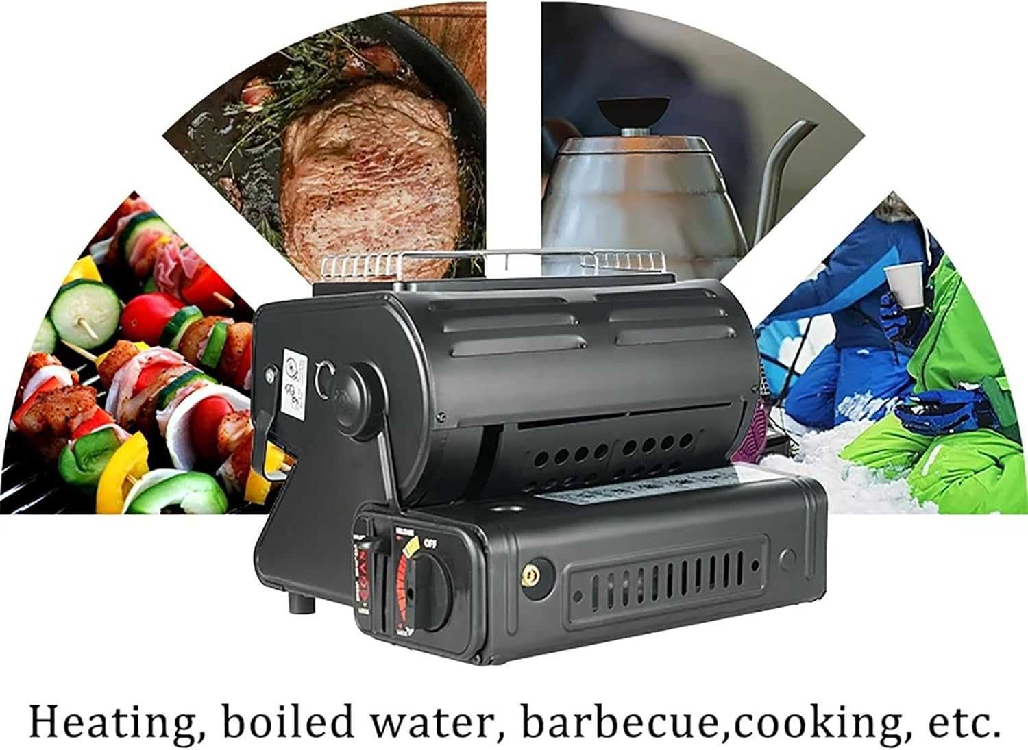Przenośny grzejnik gazowy turystyczny Kitchen PRO