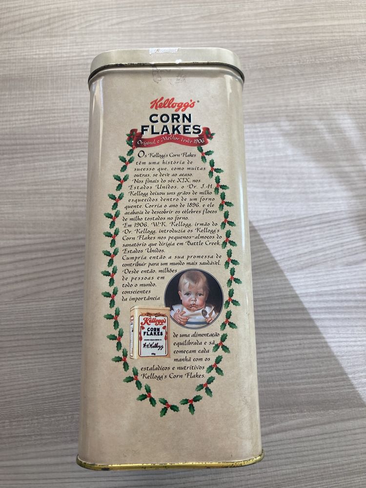 Caixa de Lata de Natal da kelloggs