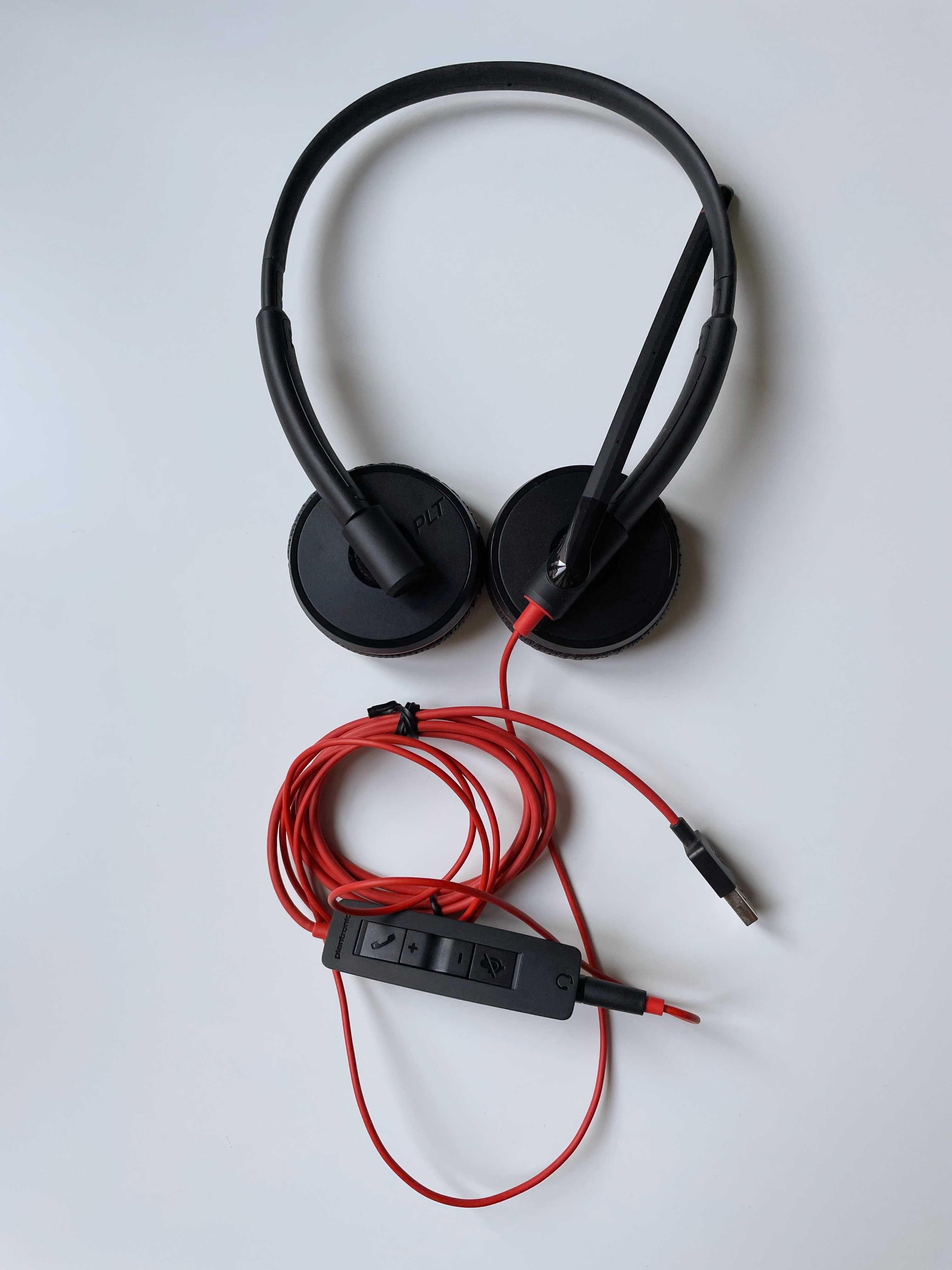 Słuchawki Plantronics C3200 USB z pilotem do sterowania i mikrofonem