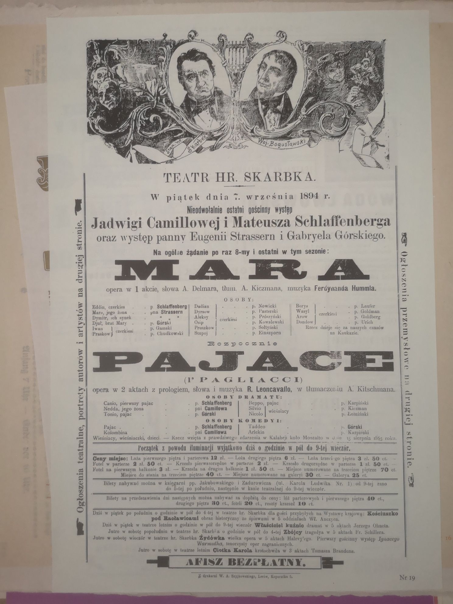 Polski Afisz Teatralny 1765/1939 cała teka