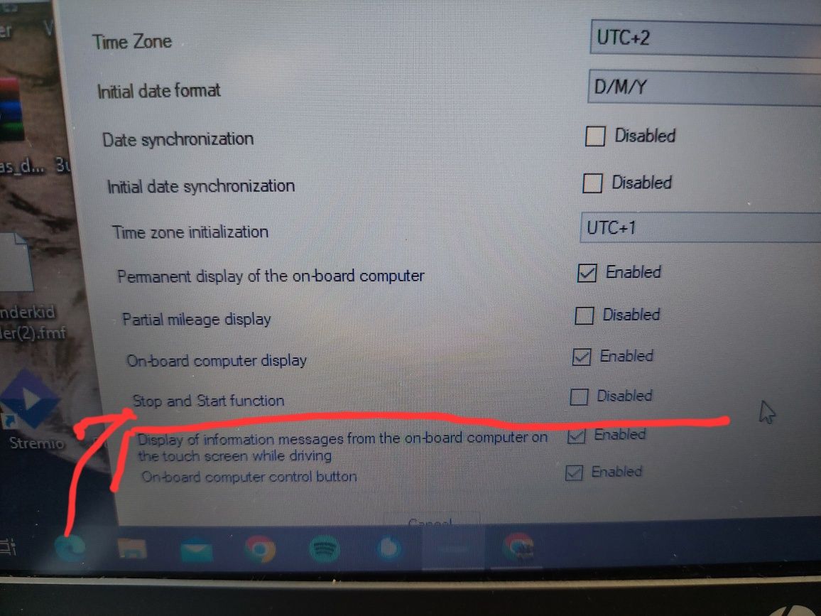 Arduino PSA Diag - reconfigurações