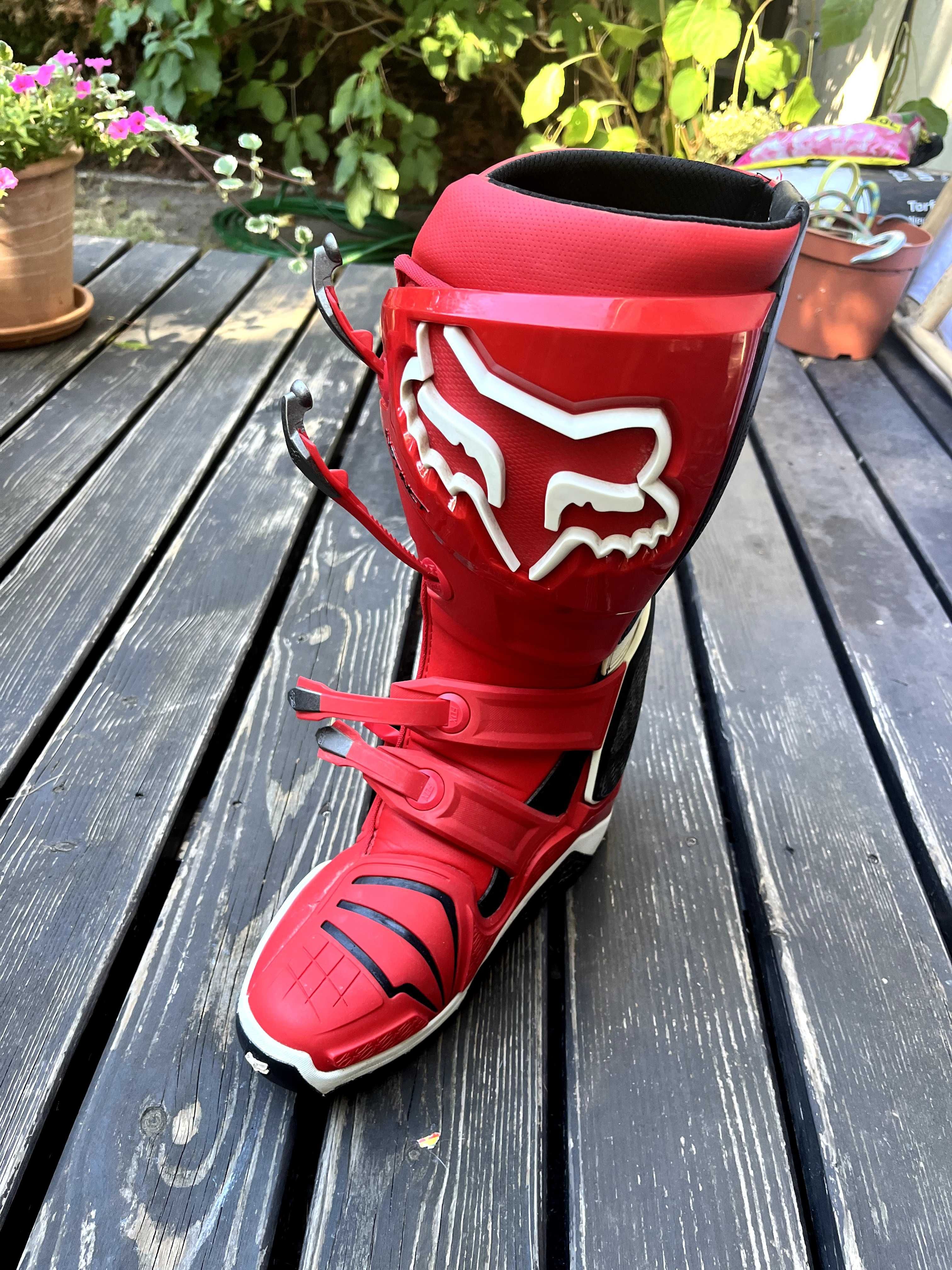 Buty motocyklowe Cross - Fox Instinct - prawie NOWE (użyte 2 razy)