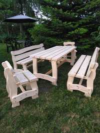 Meble ogrodowe stół ławki krzesła