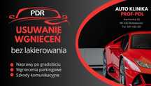 PDR Usuwanie Wyciąganie Wgnieceń bez lakierowania PDR