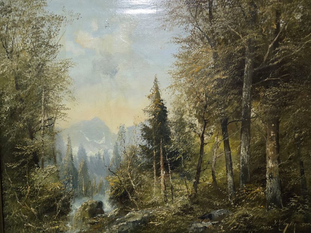 Oryginalny Obraz Olejny Josef Kugler