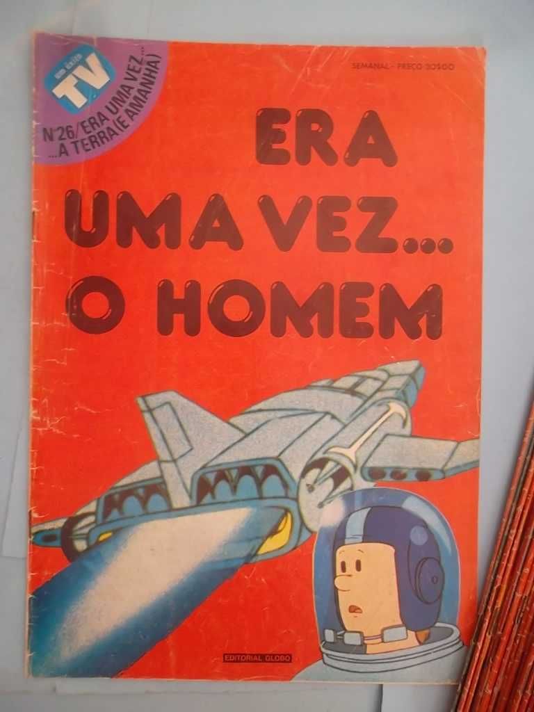 Era uma Vez... O Homem (1980) - Coleção completa Nº 1 a 26