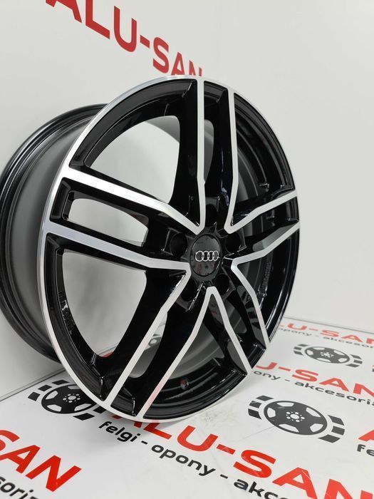 NOWE alufelgi AUDI 17" 5x112 A3 8P0 8V0 8V5 A4 B5 B6 B7 A6 Czarne